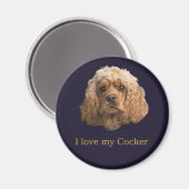 Cockerspaniel Magneet (Voorkant / Achterkant)