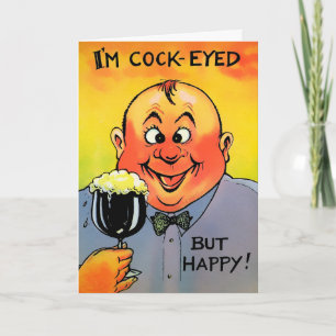 CockEyed Verjaardag Kaart