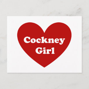 Cockney Girl Briefkaart