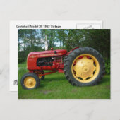 Cockpendeltrekker model 30 1952  briefkaart (Voorkant / Achterkant)