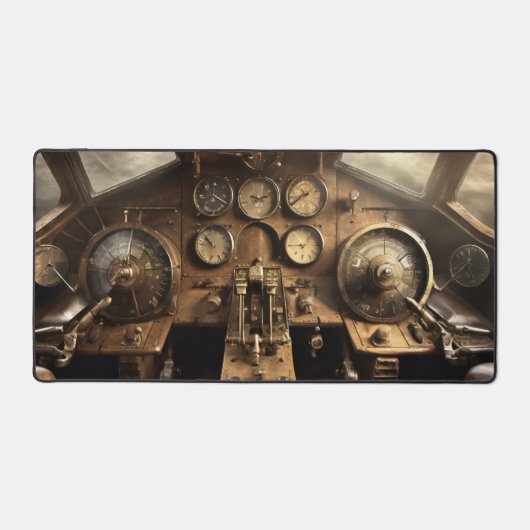 cockpit de l'avion Steampunk (Recto)