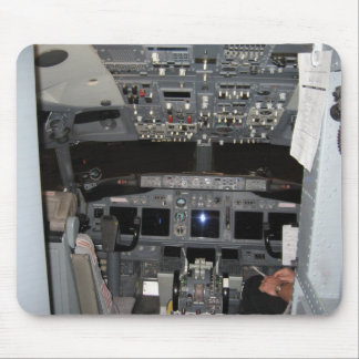 Cockpit Jet Vliegtuig Muismat