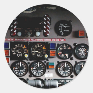 Cockpit Ronde Sticker