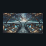 Cockpit, Science Fiction Design<br><div class="desc">Transformez votre espace de travail en un domaine imaginatif grâce à notre tapis de bureau dynamique de science-fiction ! Avec des paysages futuristes, des univers aliens colorés et des éléments cosmiques, ce tapis de bureau est parfait pour ajouter une touche d'aventure à votre bureau, poste de travail ou table d'enfants....</div>
