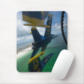Cockpit Uitzicht Mousepad Muismat (Met muis)