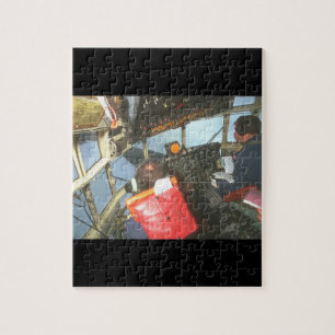 Cockpit van C-130 Hercules_Militair Vliegtuig Legpuzzel