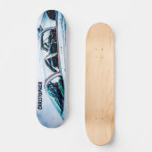 Cockpit van een modern vuurvliegtuig skateboard (Voorkant)