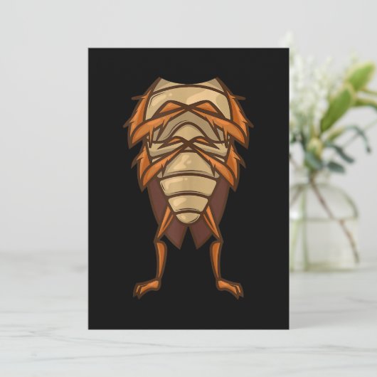 Cockroach Costume Halloween Easy Cosplay Kaart (Staand voorkant)