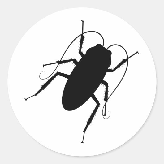 Cockroach Ronde Sticker (Voorkant)