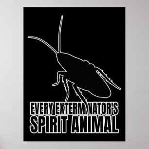 Cockroaches - Roach - Entomologie - Geek Poster