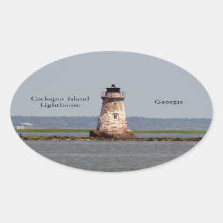Cockspur Island Vuurtoren sticker