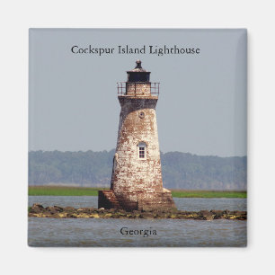 Cockspur Island Vuurtorenmagneet Magneet
