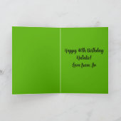 Cocktail à main Lime Margarita Carte d'anniversair (Intérieur)