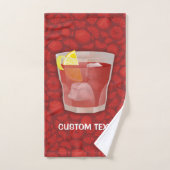 Cocktail Americano (Serviette à main)