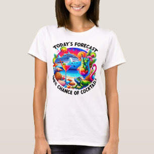 Cocktail amusant T-Shirt de vacances de croisière