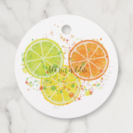 Cocktail Aperol Spritz Italiaans stijl Vrijgezelle Bedankjes Labels (Achterkant)