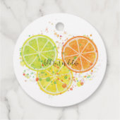 Cocktail Aperol Spritz Italiaanse stijl Bruidsfees Bedankjes Labels (Achterkant)