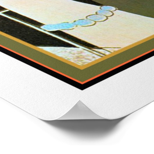 "Cocktail" Art Déco Imprimer par M. Gerard 16x20 (Coin)