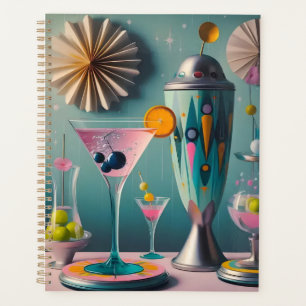 Cocktail atomique futuriste du milieu du siècle