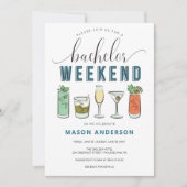  Cocktail Bachelo Party Kaart (Voorkant)