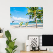 Cocktail Beach Poster (Thuiskantoor)