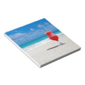 Cocktail bij het zee notitieblok (Schuin)