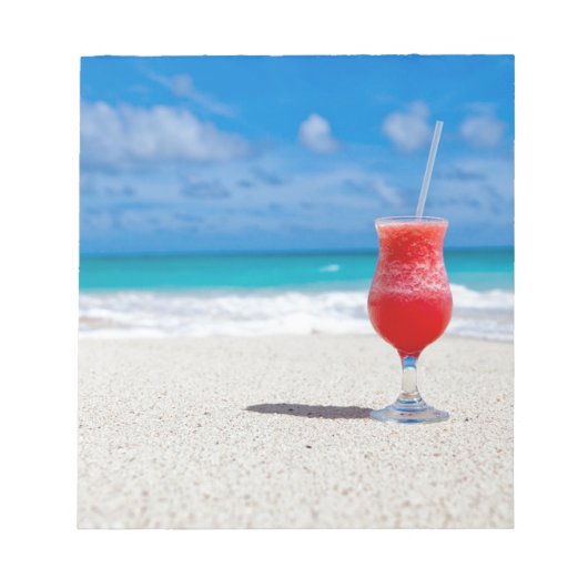 Cocktail bij het zee notitieblok (Voorkant)