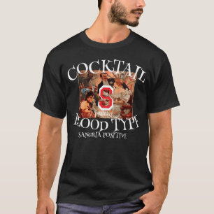 COCKTAIL Bloedtype SANGRIA S Positief T-shirt