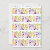 Cocktail Bruiloft Feestje Elegante Koppels Bruispa Kaart (Achterkant)