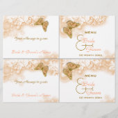 Cocktail buffet mariage menu modèle (Dos)