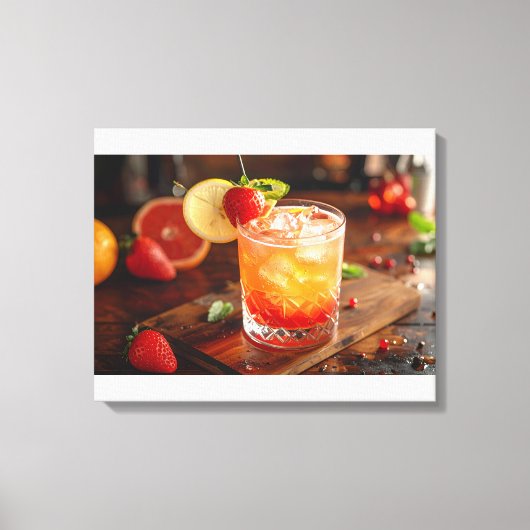 cocktail canvas afdruk (Voorkant)