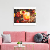 cocktail canvas afdruk (Insitu (Woonkamer))
