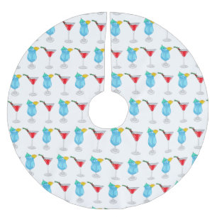 Cocktail cartoon-afbeelding kerstboom rok