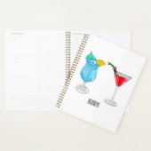 Cocktail cartoon-afbeelding planner (Display)