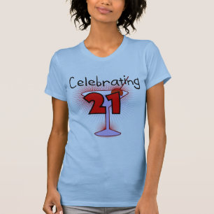 Cocktail célébrant 21 T-shirts et cadeaux