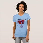 Cocktail Celebrating 21 T-shirts en cadeautjes (Voorkant volledig)
