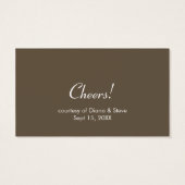 Cocktail champagne verre événement orange billet d (Dos)