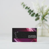 Cocktail chic de Martini de cartes de visite de (Debout devant)