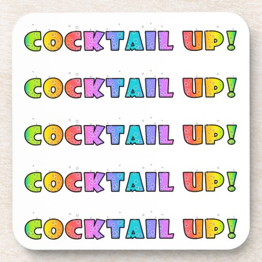 COCKTAIL. CORK ONDERZETTERS (Voorkant)