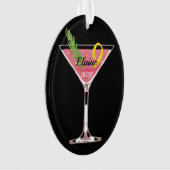 Cocktail cosmopolite de Noël Ornam personnalisé (devant)