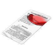 Cocktail cosmopolite Drink Recette Magnet (Côté Gauche)