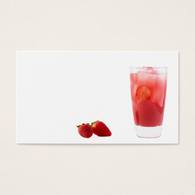 Cocktail de fraise (Devant)