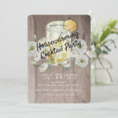 Cocktail de la fête Bois Invitation (Debout devant)