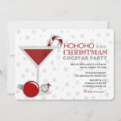 Cocktail de Noël fantastique Invitation (Devant)