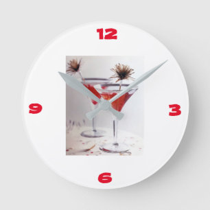 **COCKTAIL DE NOËL** HORLOGE RONDE