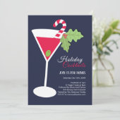 Cocktail de Noël Invitation (Debout devant)