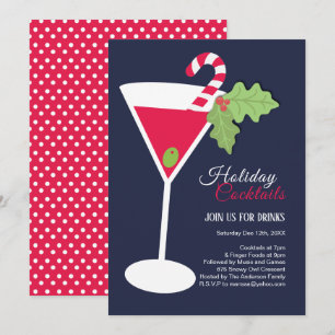 Cocktail de Noël Invitation