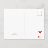 Cocktail de Noël Invitation (Dos)