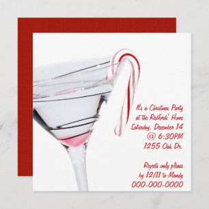 Cocktail de Noël Invitation