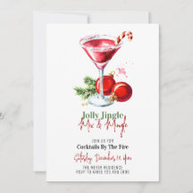 Cocktail de Noël Invitation